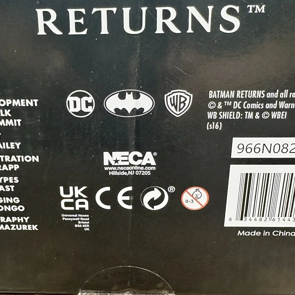 NECA Batman Returns 1/4 Scale Mayoral Penguin Danny Devito Action Figure Sealed